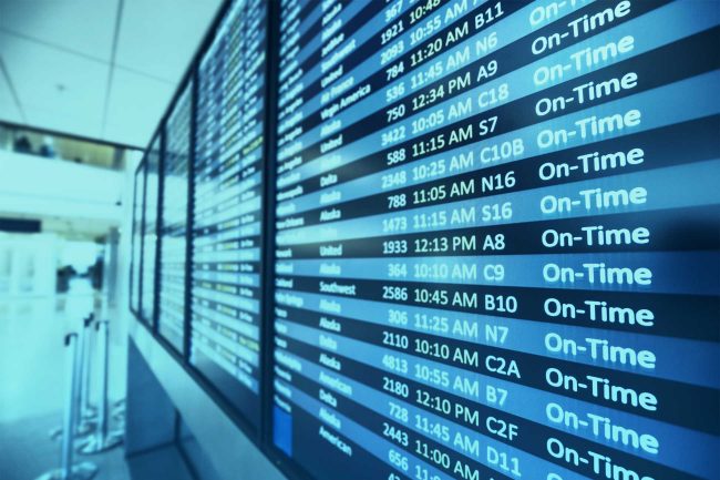 On time departures