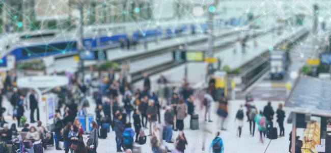 Rail-Gets-Commuter-Safety-on-Track-with-Multimodal-Insights Rail Gets Commuter Safety on Track with Multimodal Insights train station with many passengers