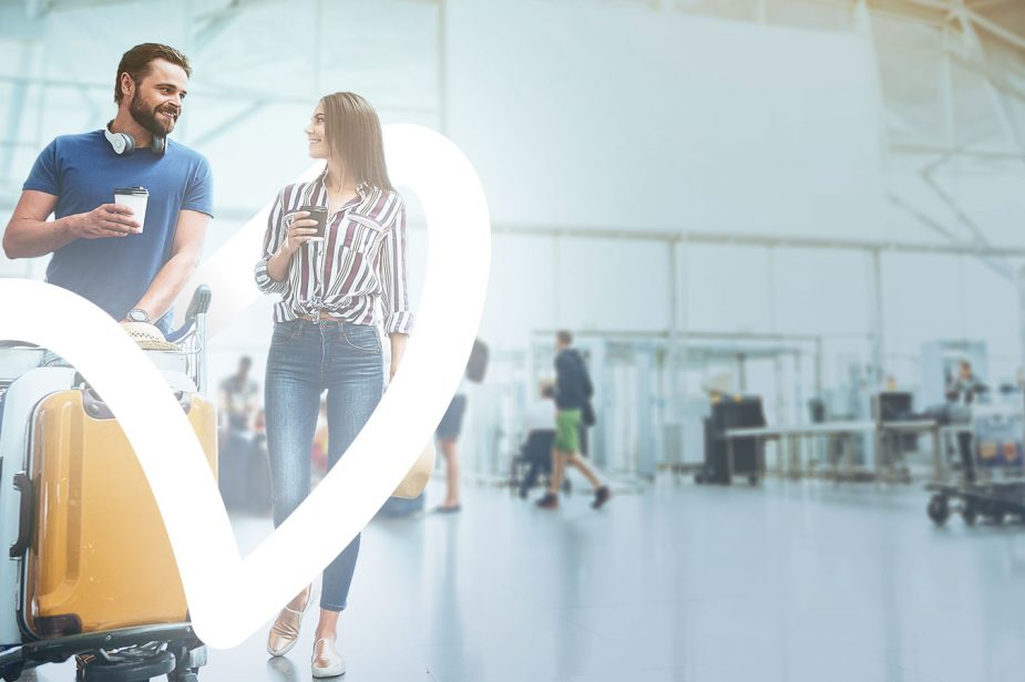 queue and flow management Gatwick airport veovo