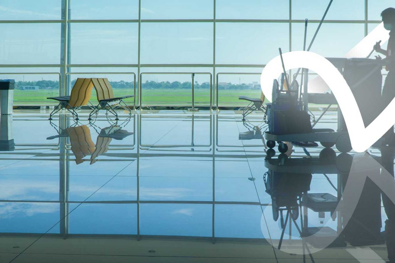 Restroom-cleaning-and-passenger-flow-guidence