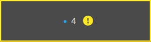 Night Mode resource label with yellow conflict